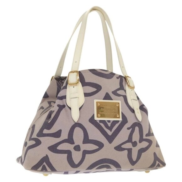 LOUIS VUITTON Cruise line Taicienne PM Bag Canvas Lila M95680 LV Auth 135371 - Picture 1 of 16